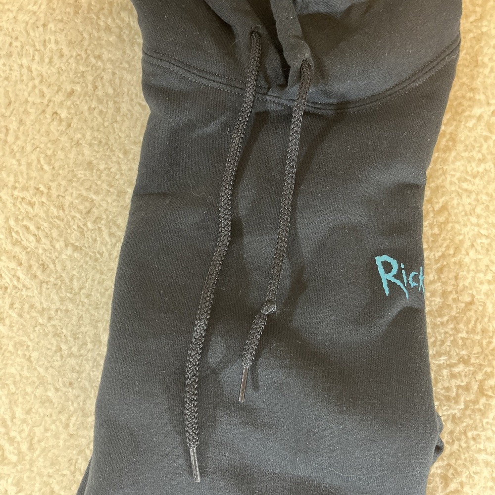 Rick & Morty Mens Small Graphic Hoodie Digital Warp Sweatshirt - Picture 11 of 14